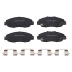 Set of 2 Front Disc Brake Rotors + Brake Pads for Honda Accord (1998–2002) P-465