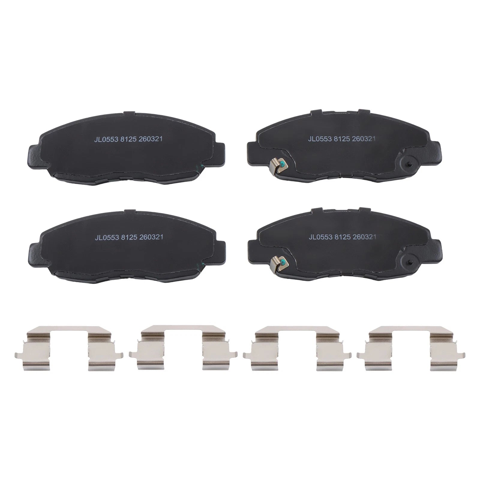 Set of 2 Front Disc Brake Rotors + Brake Pads for Honda Accord (1998–2002) P-465