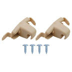 ABS 2x Sun Visor Clip for BMW 3 Series 5 Series 7 Series E46 E38 E39 E53 X5