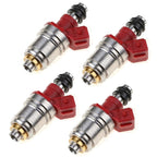 4X Fuel Injector for Nissan D21 Pickup (1990–1995) 2.4L I4