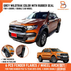 Fender Flares for Ford Ranger PX2 Ute 2015-2018 with Rubber Seal