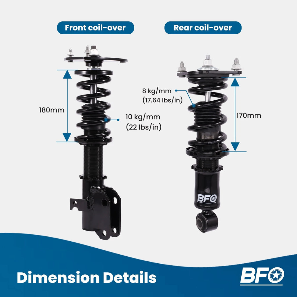 Coilovers Lowering Kit for Subaru WRX & STI (2015–2021)