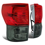 Red Smoke Tail Light Assembly for Toyota Tundra (2007-2013) Pair