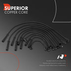 10pcs Spark Plug Wire Sets for Nissan 200SX (1984-1988)