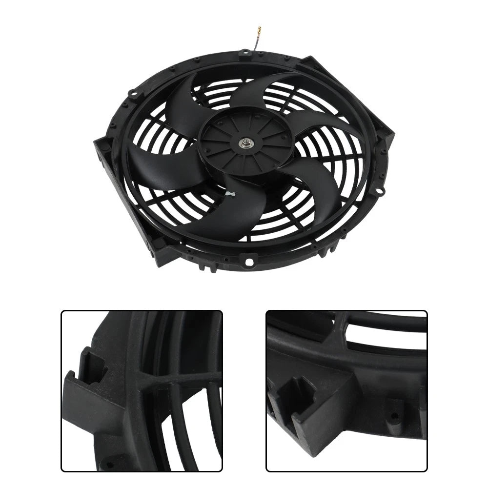 10-Inch Electric Cooling Fan for Universal Applications (12V)