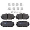 Set of 4 Disc Brake Pads for Toyota Yaris (2012–2018)