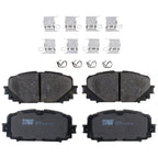 Set of 4 Disc Brake Pads for Toyota Yaris (2012–2018)