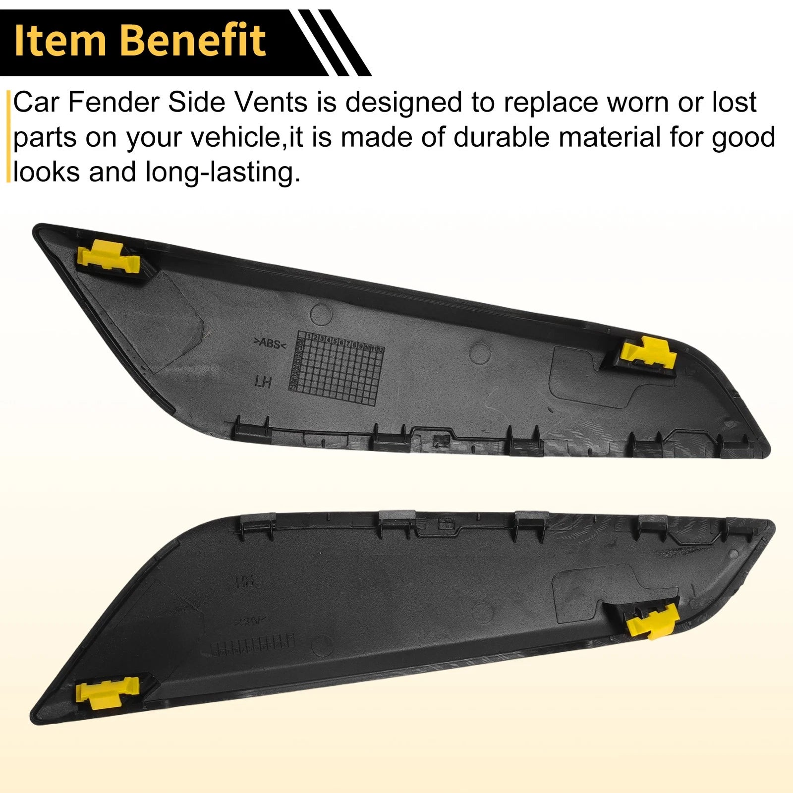 Air Flow Fender Vent Cover Trim for BMW 5 Series G30/G31 (2017–2023) 1 Pair