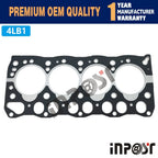 4LB1 4LB1T Cylinder Head for Isuzu TCM FD15 FD18 FD19 (Metal)