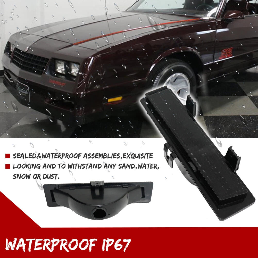 Smoke Front Bumper Turn Signal Light Assembly for Chevy Monte Carlo SS (1981–1988)