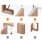 Set of 2 Tool Box Cabinet Door Hinges 100mm x 16mm x 11mm