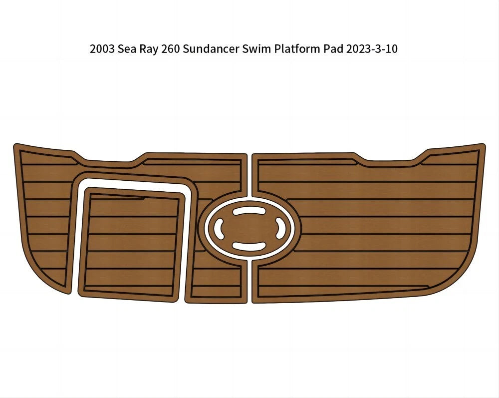 EVA Foam Swim Platform Pad for Sea Ray 260 Sundancer (2003)
