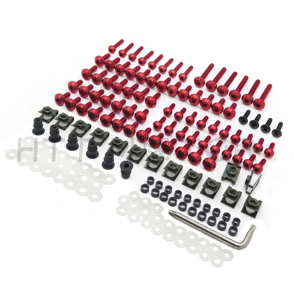 Complete Fairing Fasteners Bolt Kit for Honda CBR 600F4i (2001–2007)