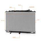 Aluminum Core Cooling Radiator DPI-13622 for Mazda CX-9 (2016–2019)