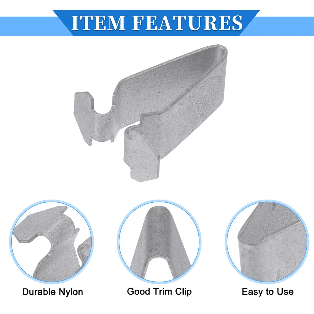 6 Pcs B-Pillar Trim Panel Clip for Volkswagen Passat (1998–2010) Metal
