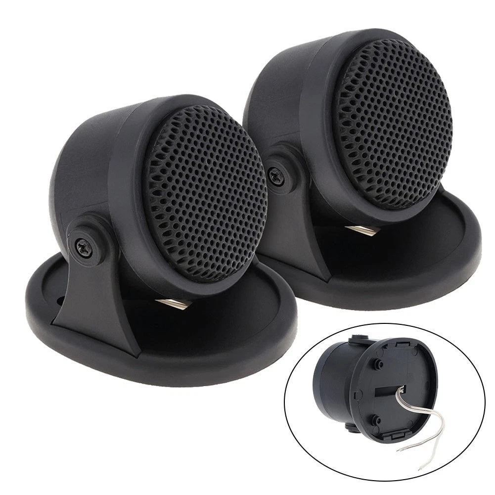 2Pcs Car Dome Tweeters for Universal Fit (LED)