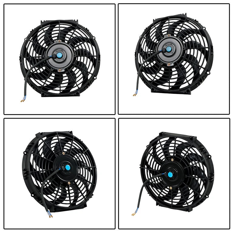 2X 12" Electric Radiator Cooling Fans for Universal Fit