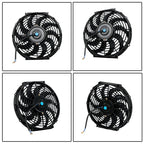 2X 12" Electric Radiator Cooling Fans for Universal Fit