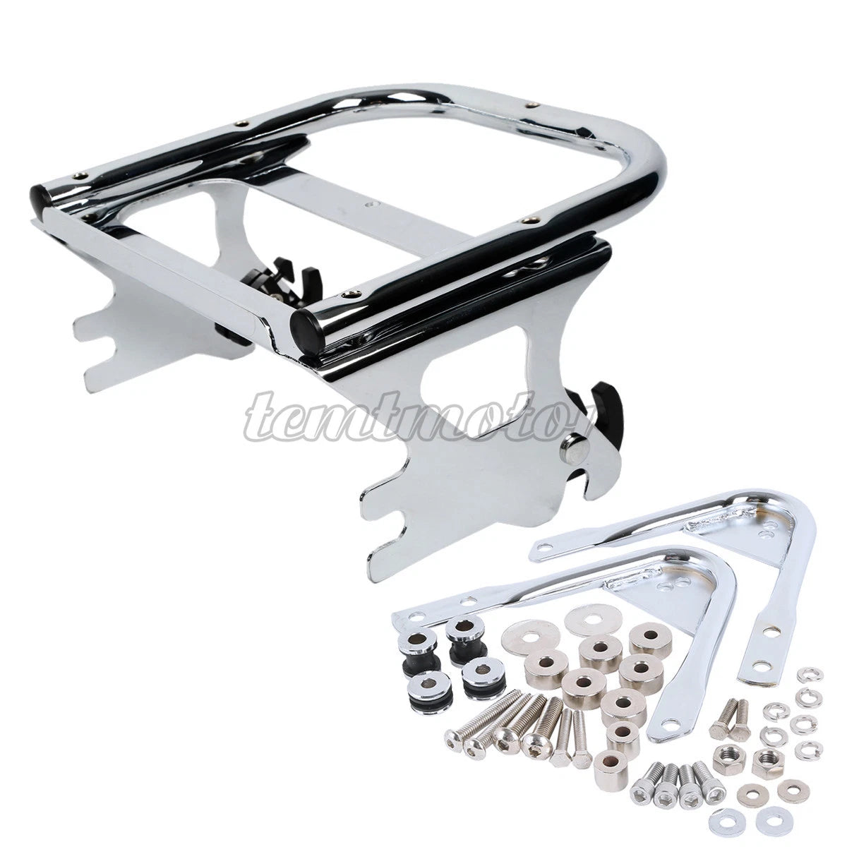 2-Up Pack Luggage Rack & Docking Kits for Harley Touring FLHR FLTR (1997–2008)