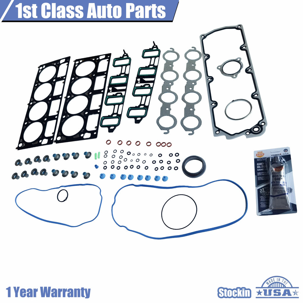 Engine Head Gasket Set for Chevrolet Express, GMC Yukon 6.0L 6.2L V8 (2003–2021)