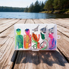 360 Degree Rotating Frog Lure Set of 3 for Freshwater Fishing (10cm, 9cm, 8.2cm)