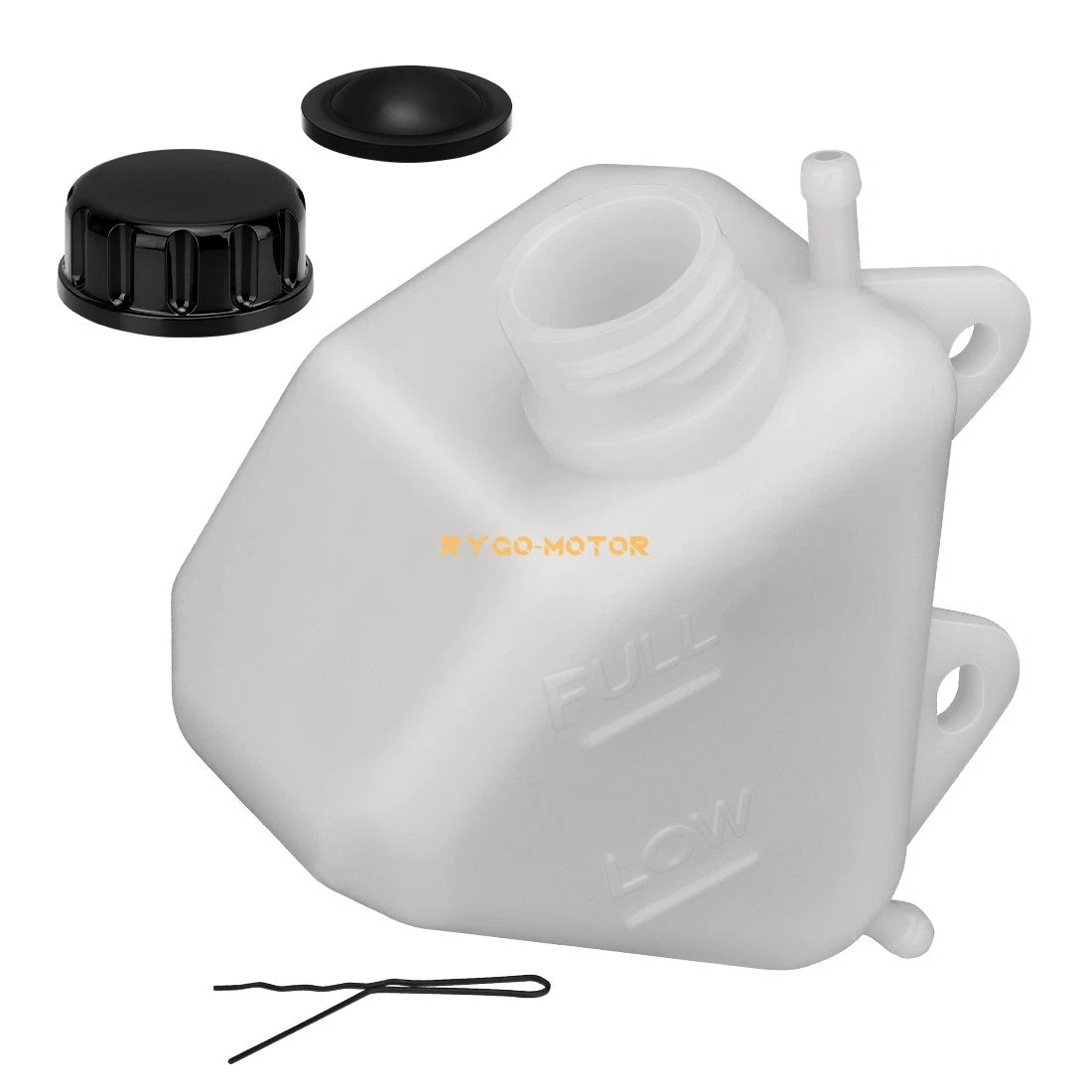 Coolant Reservoir Tank Set for Kawasaki KLX250S (2006–2007) 43078-0001, Cap 11012-1084