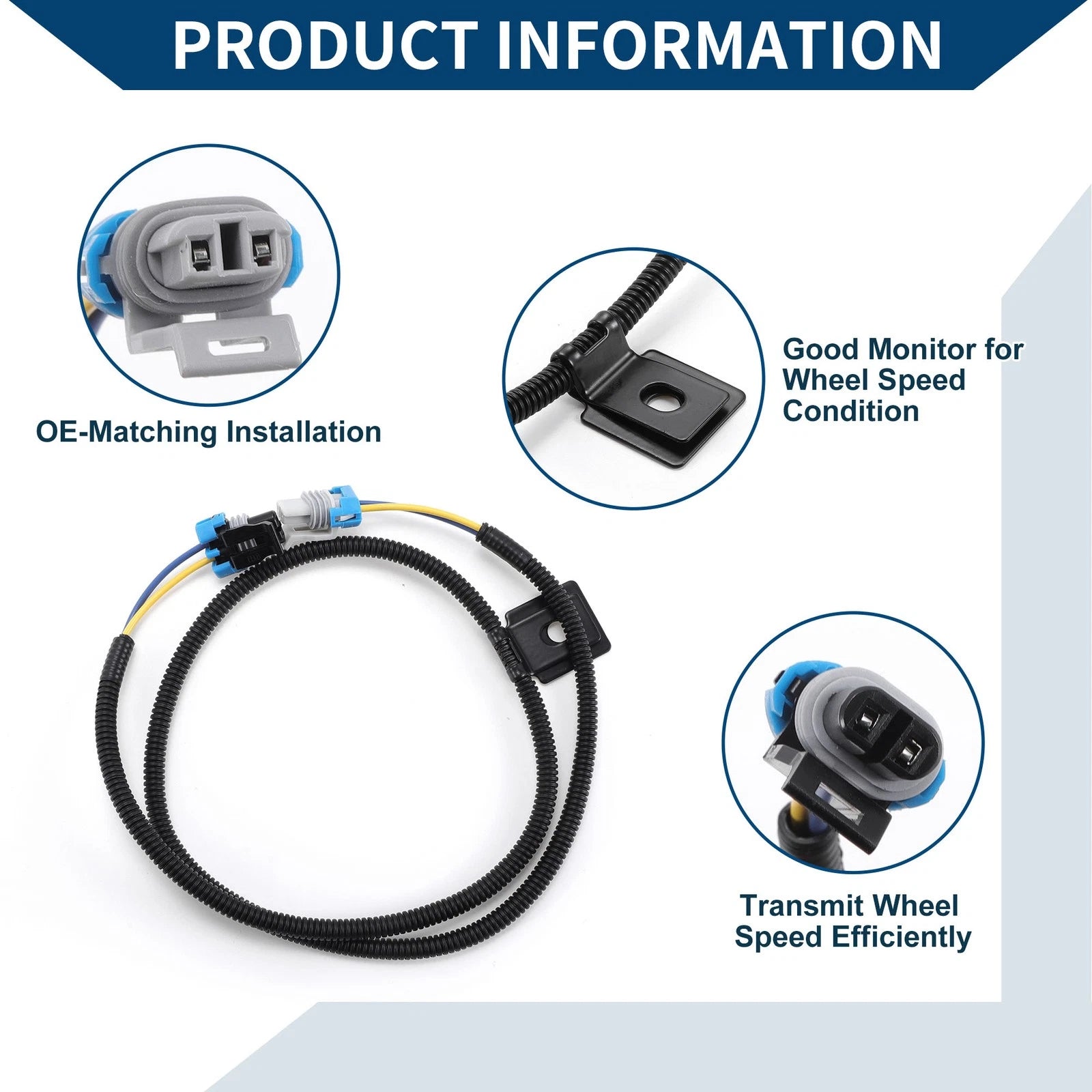 ABS Wheel Speed Sensor for Chevrolet Equinox (2005–2009) No. 15773652/22715445