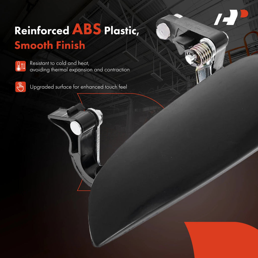 Front Driver Door Handle for Kia Rio (2003-2005) Black Manual Locks