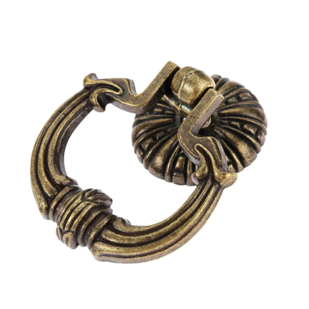 Zinc Alloy Knob Ring Pull Handle for Kitchen Cabinet Drawer (Vintage)