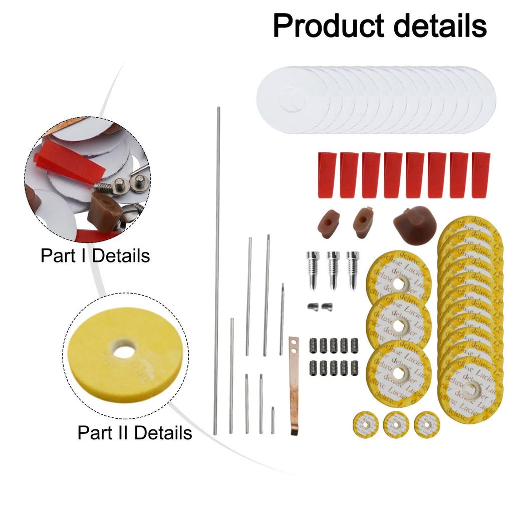 70-Pc Flute Repair and Maintenance Tool Kit for All Flute Models