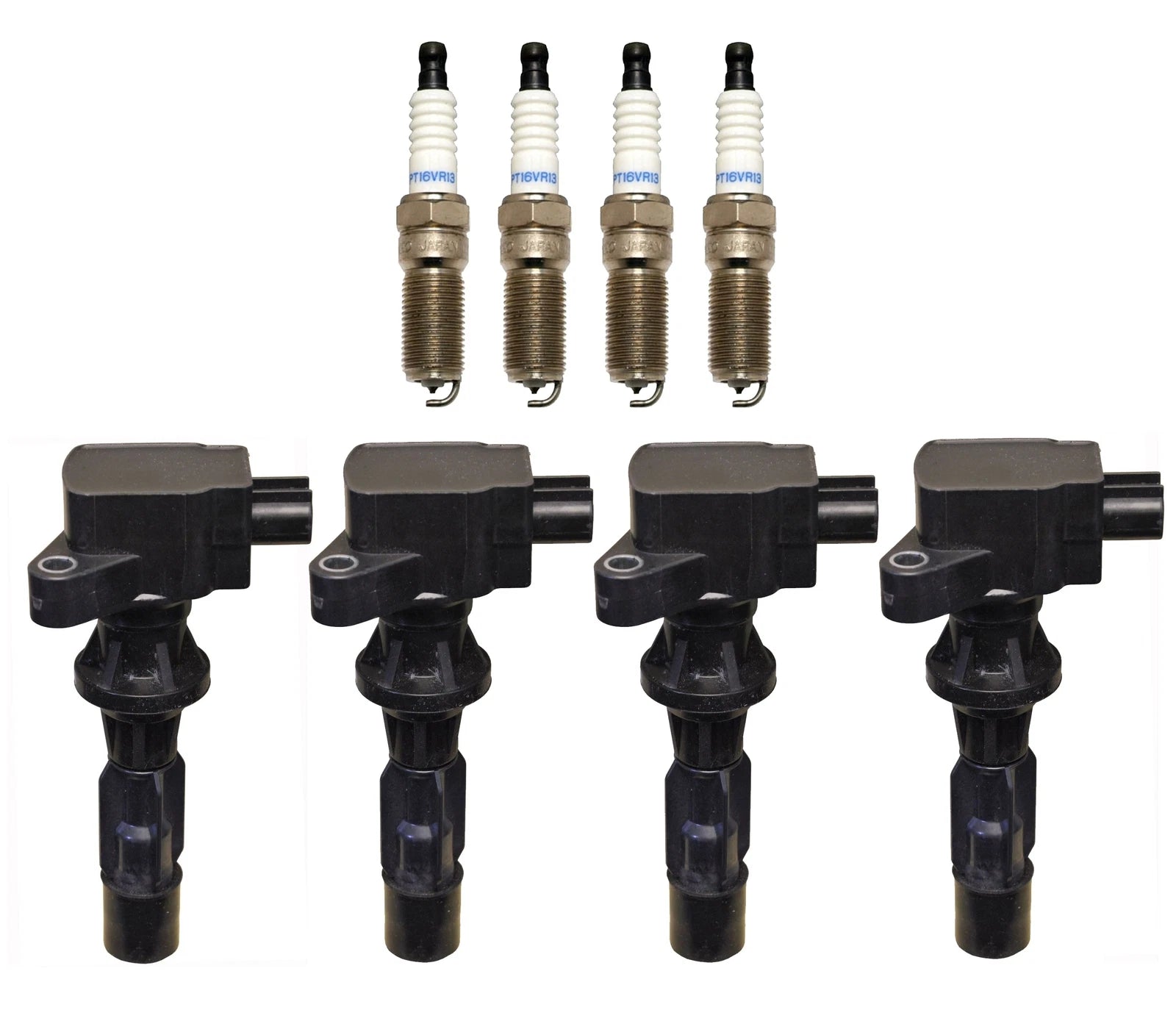 Set of 4 Ignition Coils for Ford Mercury L4 (Denso)