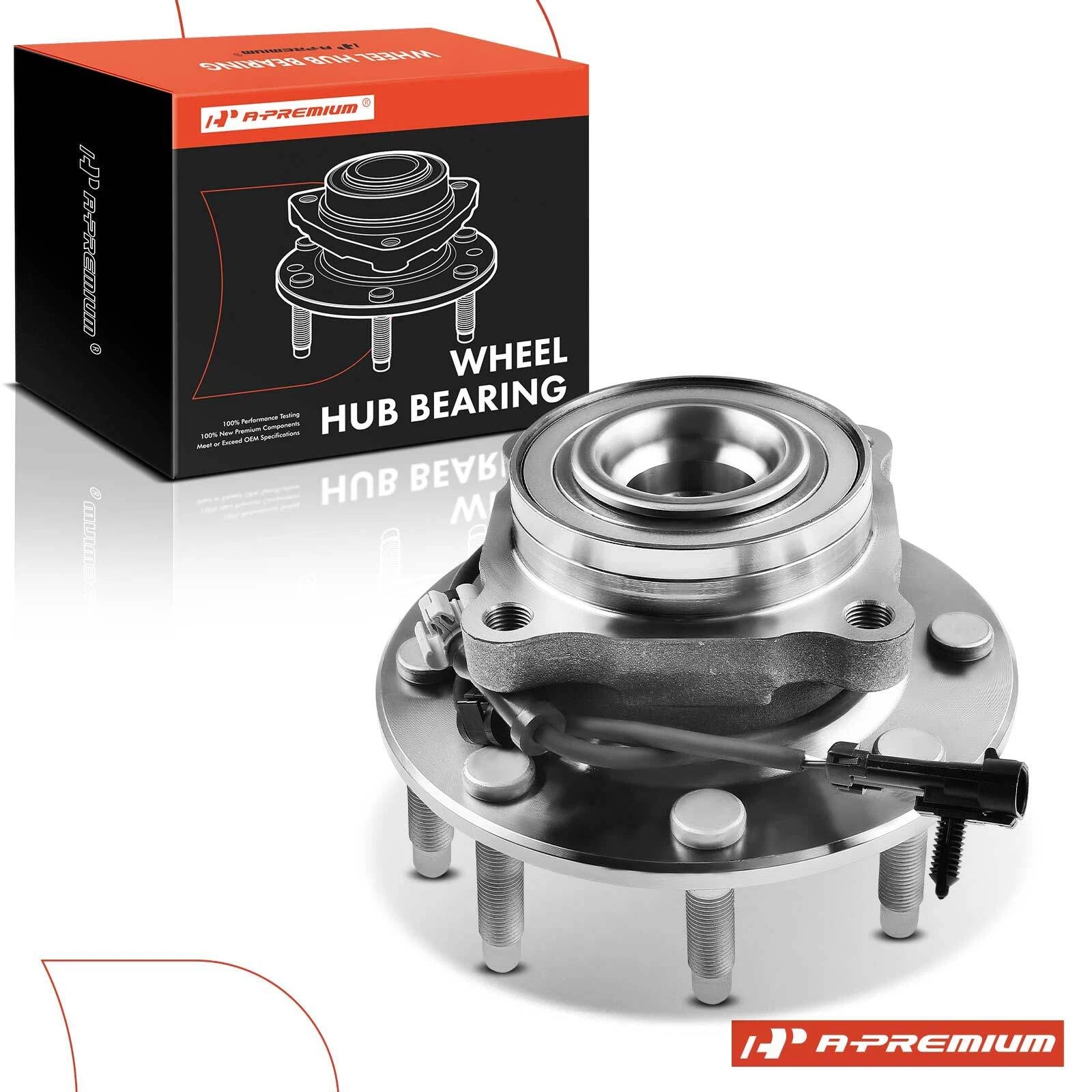 Front Wheel Bearing & Hub Assembly for Chevrolet Silverado 3500 (2001–2019)