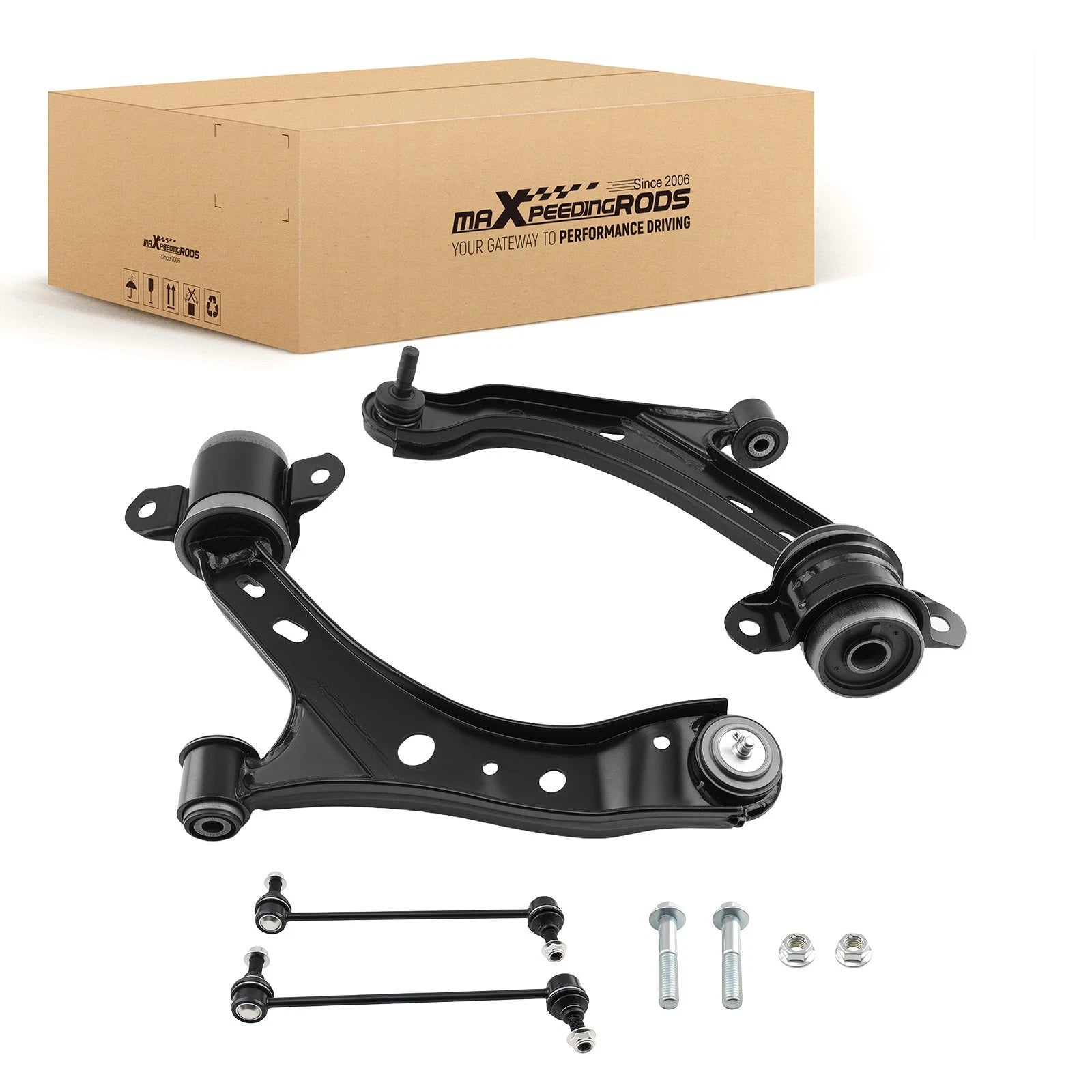 Front Lower Control Arms & Sway Bar End Link for Ford Mustang (2005–2010)
