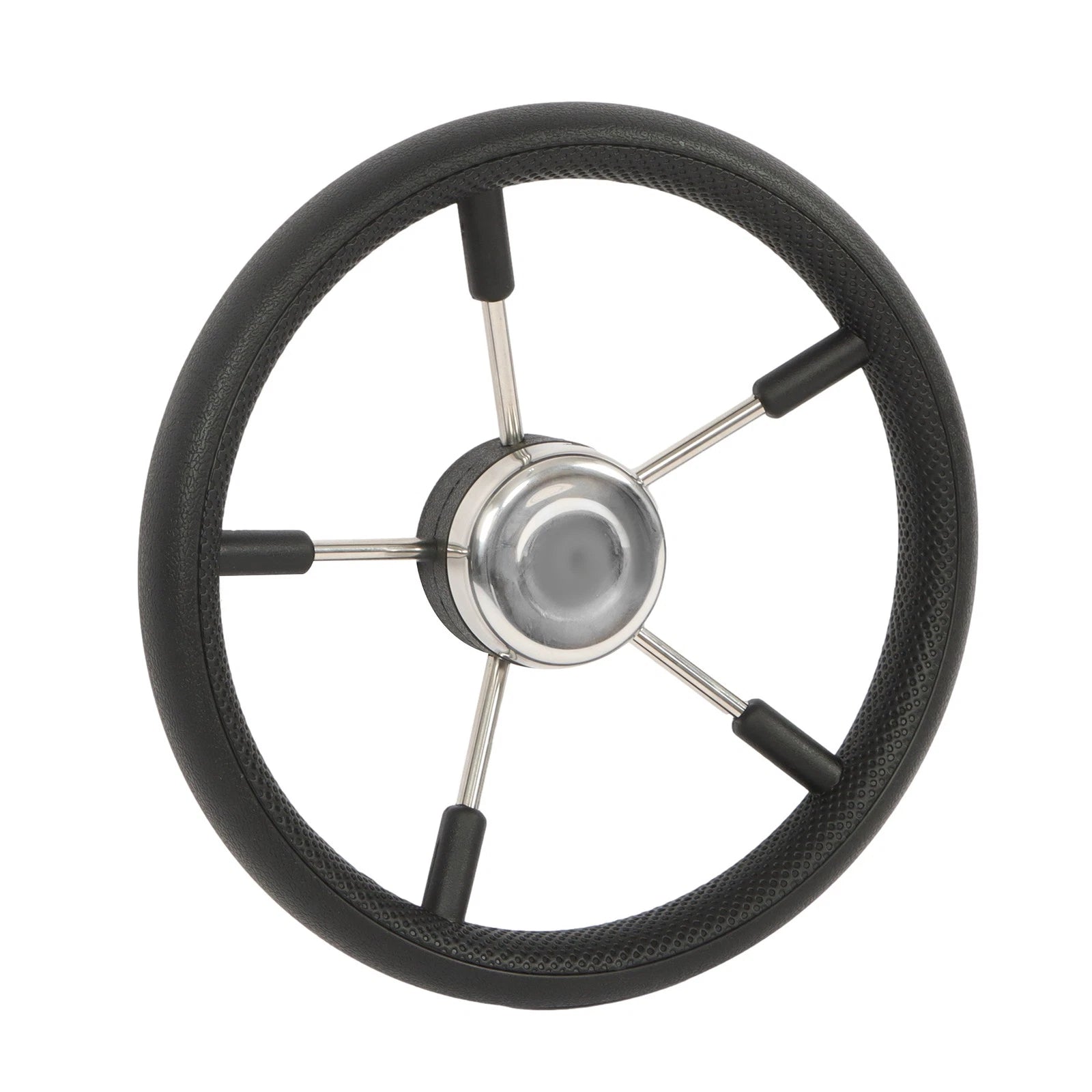 5 Spoke Stainless Steel Steering Wheel for Yach (13-7/8 Inch)