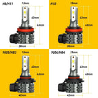 AUXITO LED Fog Light Bulb H11 H8 H16 9005 9006 H10 9140 for Cars (2010–2023)