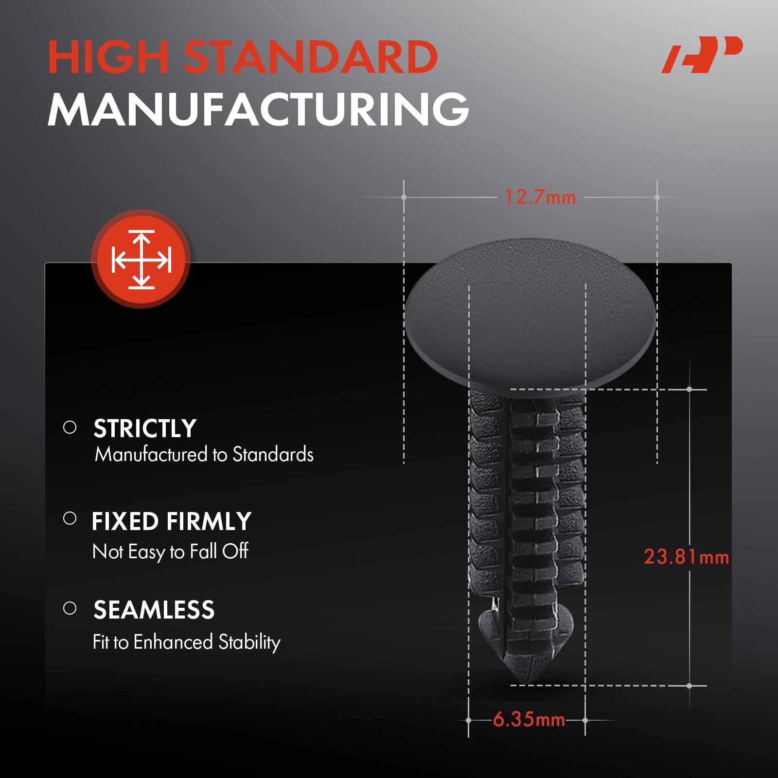 20Pcs Engine Mount Heat Retainer Clip for Mercury