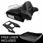 Chopped Trunk Backrest Mount Rack for Harley Road Glide (2014–2026)