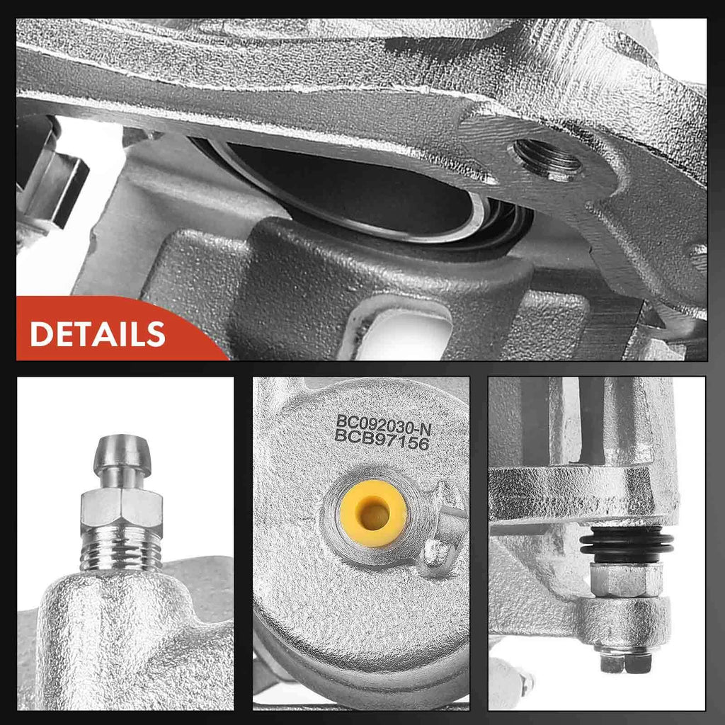 Set of 2 Brake Calipers & Pads for Kia Soul (2014–2016)