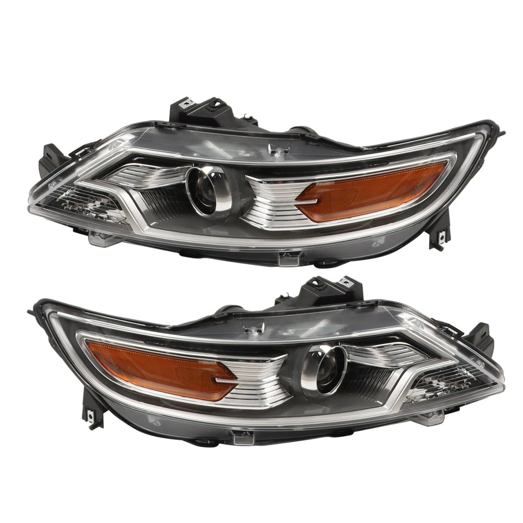 Set of 2 Halogen Headlight Assembly for Ford Taurus (2010–2012)
