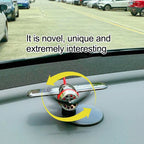 Solar Powered Airplane Ornament for Car Dashboard (2010–2023)