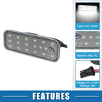 2X White LED License Plate Light No. 92501-2W000 for Hyundai Santa Fe (2013–2016)