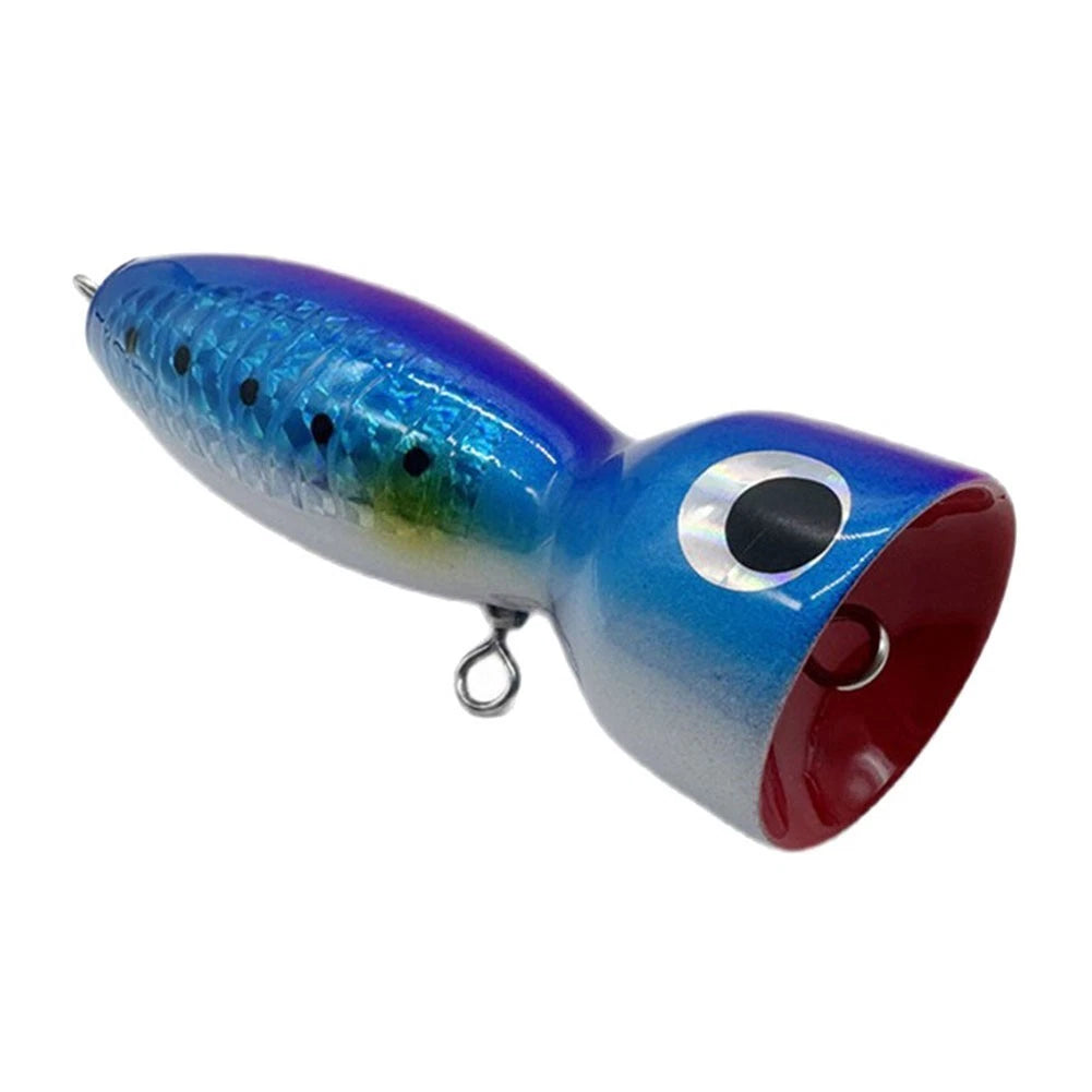 Fishing Lure for Boat and Shore Use - Solid Wood Construction, Lifelike Design