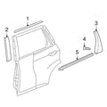 Left Door Pillar Garnish for Honda Fit (2007–2008)
