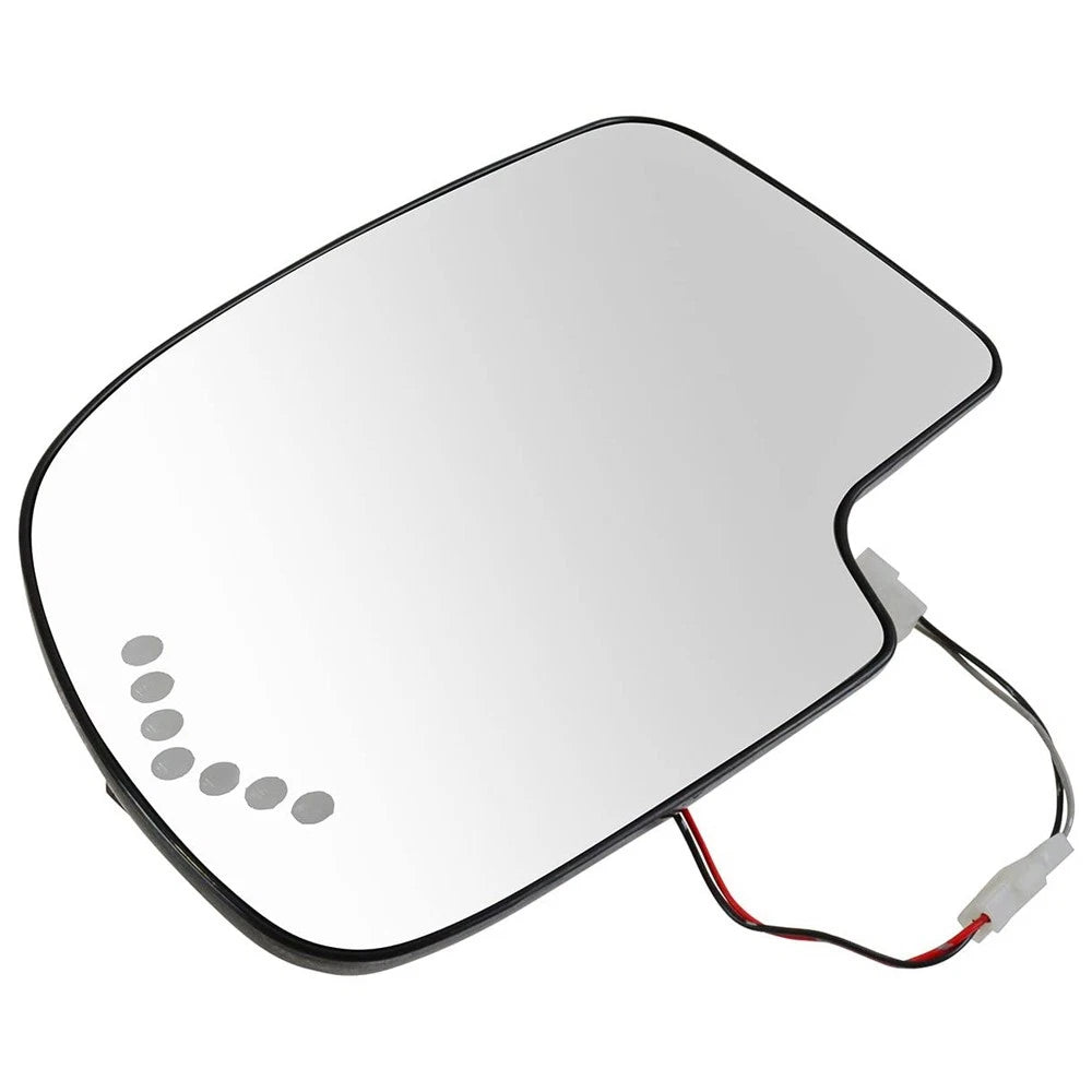 Heated Mirror Glass with Turn Signal for Chevy GMC Cadillac (2003–2007)