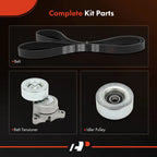 3X Serpentine Belt Drive Component Kit for Subaru B9 Tribeca (2006-2007)