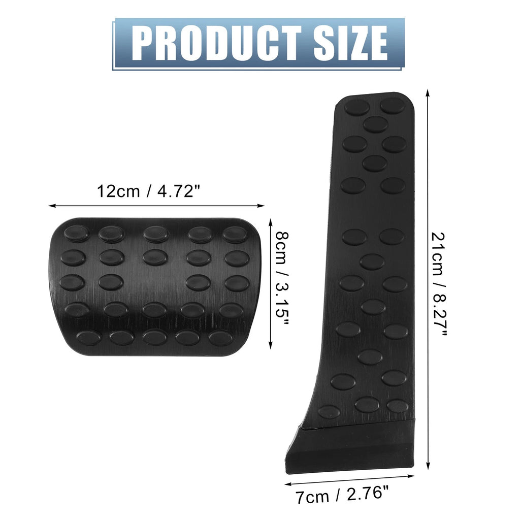 2X Gas Pedal Brake Pedal Pad Anti Slip Covers for Mercedes Benz 
