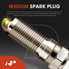 Set of 8 Ignition Coils and Iridium Spark Plugs for Ford Mustang