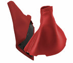 Manual and E Brake Boot Cover for Subaru BRZ Scion GRS Toyota (2013–2020) Red