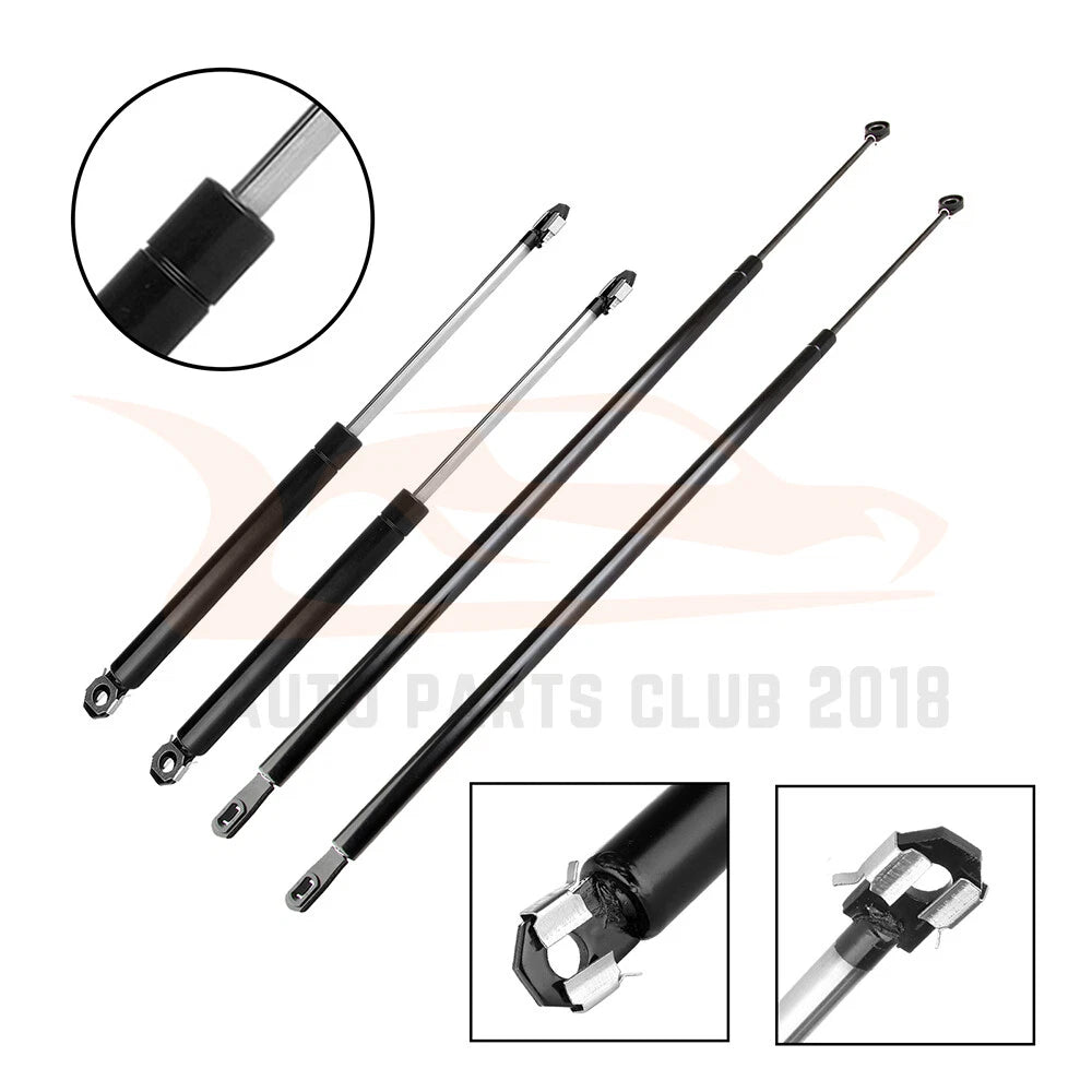 Set of 4 Hood and Hatch Lift Supports for Chevrolet Camaro (1982–1992)