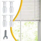 Set of 4 No Drill Blind Brackets for Venetian Roller Blinds Up to 3kg